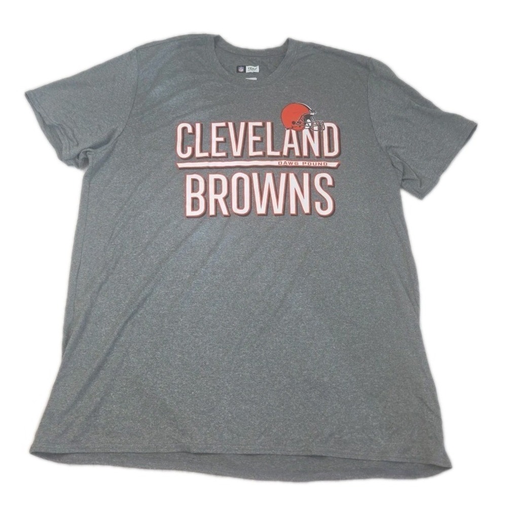 NFL Team Apparel Men's Cleveland Browns Dawg Pound Gray T-Shirt Size XL
